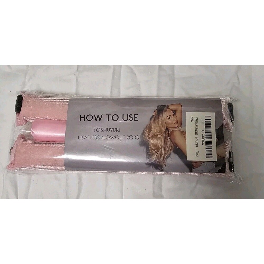 YOSHUYUKI Velvet Heatless Blowout Rods 3-Piece Set Hair Rollers No-Heat Curls